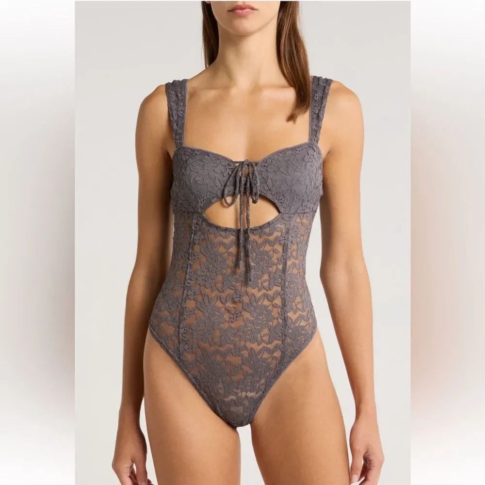 Free People Intimately Lace Bodysuit